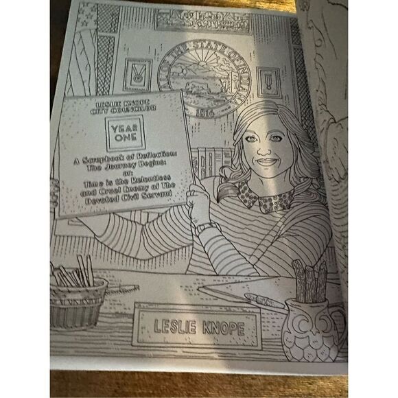 Parks and Recreation: The Official Coloring Book: Coloring Books for Adults New - Picture 5 of 5